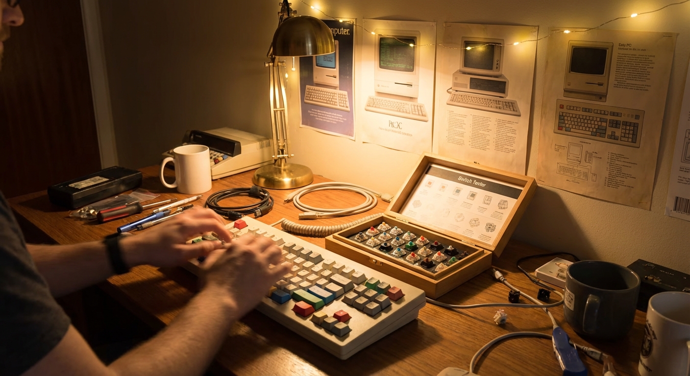 Chasing the Click: How Mechanical Keyboards Brought Retro Typing Back