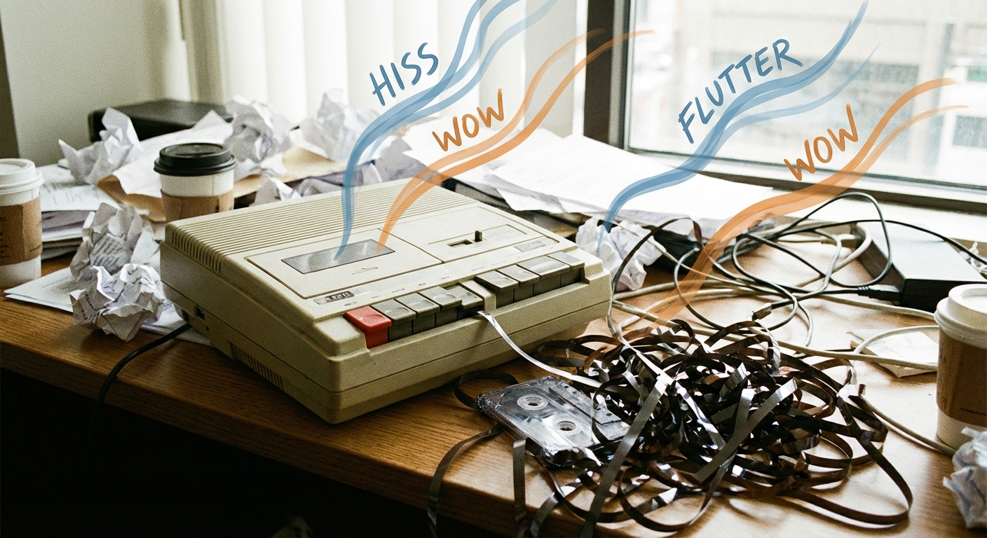 Hiss, Wow & Flutter: A Playful Guide to the Secret Language of Cassettes