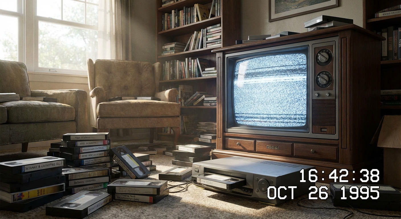 Whirrs, Clunks, and Wobbly Tracking: A Love Letter to Obsolete Video Formats